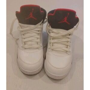 Air Jordan 5 Retro GS White Cement 440888-104 Youth Sz 4.5